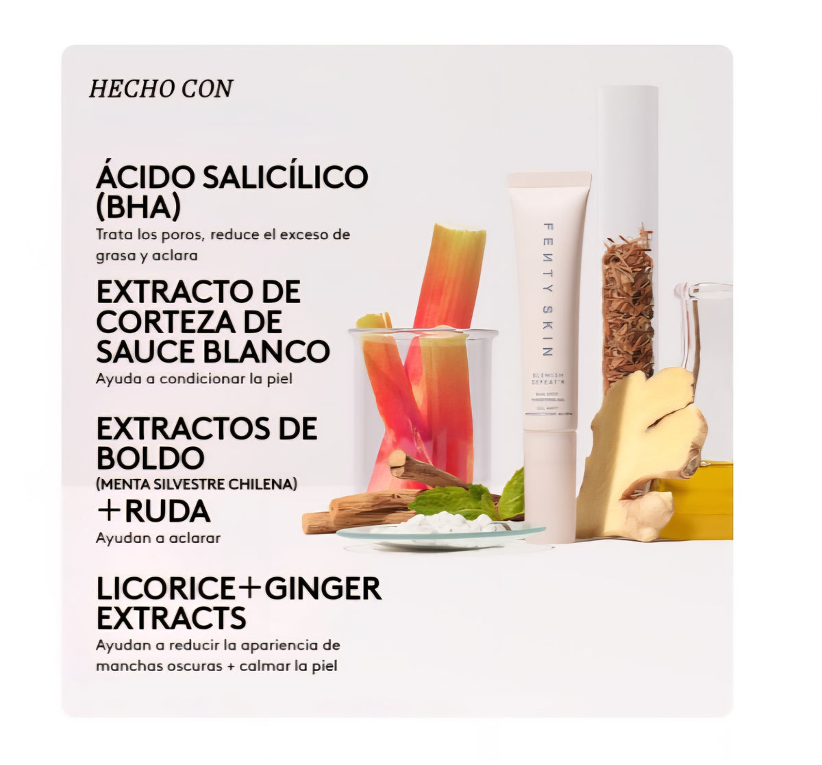 FENTY SKIN - Blemish defeat'r bha spot targeting gel (gel facial con ácido salicílico)